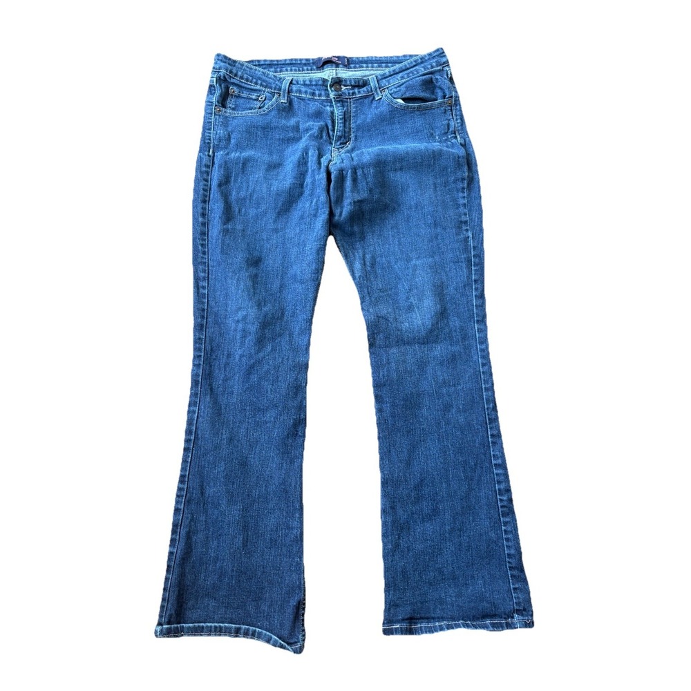 Levis 518 Women's Bootcut Jeans Blue‎ Superlow Size 13M Flare Wide Leg